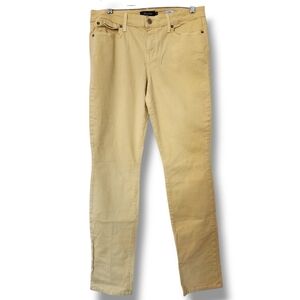 Level 99 yellow Lily skinny straight pants 31